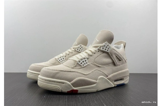 Cheap EP 4 DQ4909-100 Retro DQ4909-100 Blank Jordan (W) Canvas 0427